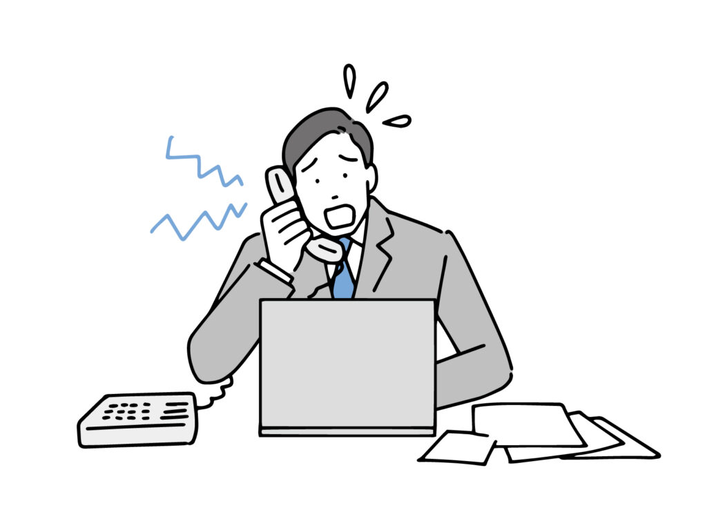 ホームページがあるのに、WEB関連の勧誘電話が多く困っています。何か対策はありますか？画像